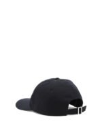 "Ferragamo" casquette noire en coton pour homme – Image 3
