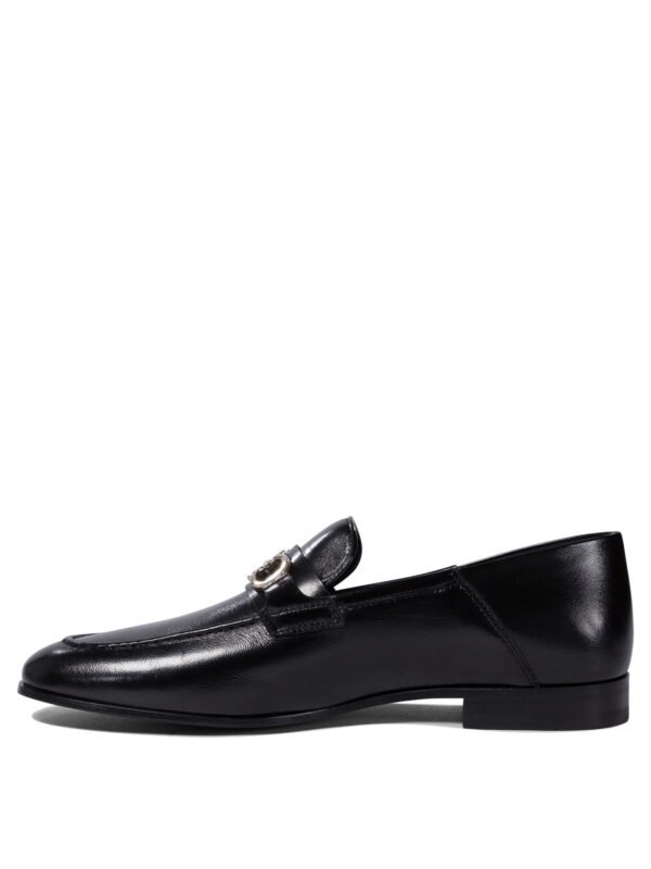 "Ferragamo" mocassins homme noir cuir – Image 3