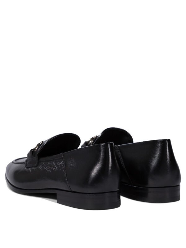 "Ferragamo" mocassins homme noir cuir – Image 4