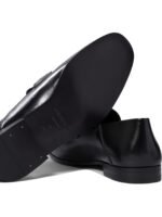 "Ferragamo" mocassins homme noir cuir – Image 5