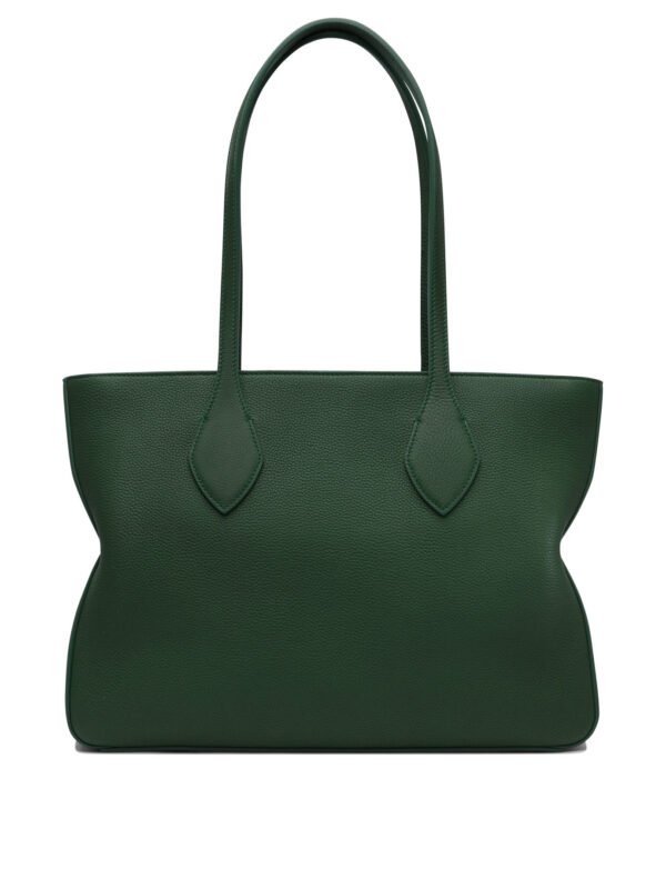 "Ferragamo" sac à main femme vert en cuir – Image 3