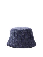 "Ferragamo" bob femme bleu en acrylique et coton – Image 2