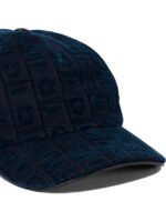 "Ferragamo" casquette femme bleu en acrylique et coton – Image 4