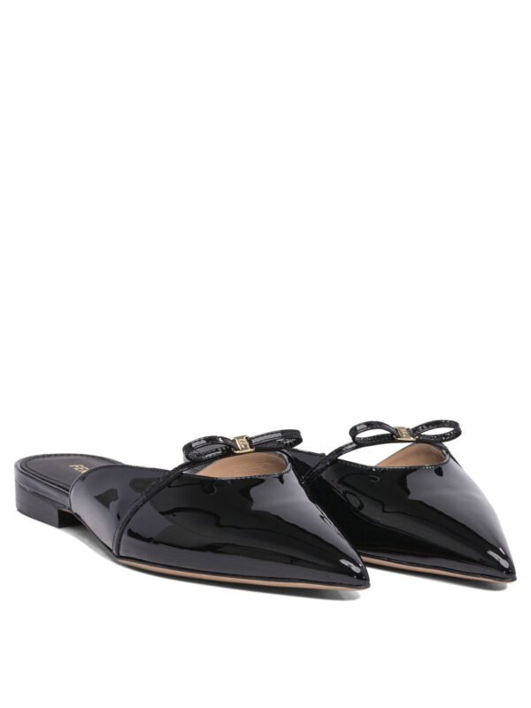 "Ferragamo" sandales noires en cuir pour femme – Image 2