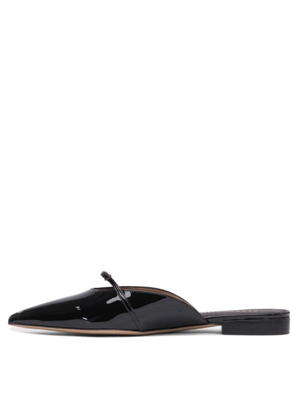 "Ferragamo" sandales noires en cuir pour femme – Image 3