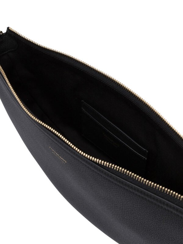 "Ferragamo" sac bandoulière femme noir en cuir - Image 5