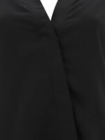 "Saks Potts" chemise Irene femme noire tencel soie manches longues – Image 3