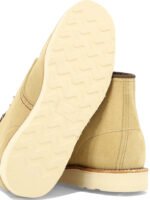 "Red Wing Shoes" bottines homme beige en cuir – Image 5