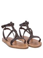 "K.Jacques" sandales femme marron en cuir – Image 2