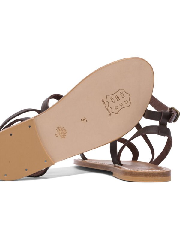"K.Jacques" sandales femme marron en cuir – Image 5