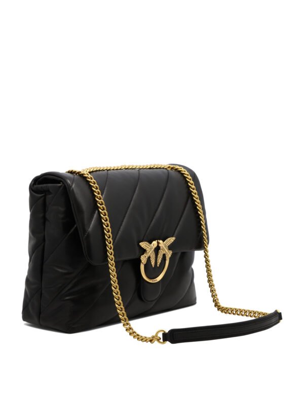 "Pinko" sac porté épaule noir cuir femme – Image 2