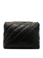 "Pinko" sac porté épaule noir cuir femme – Image 3