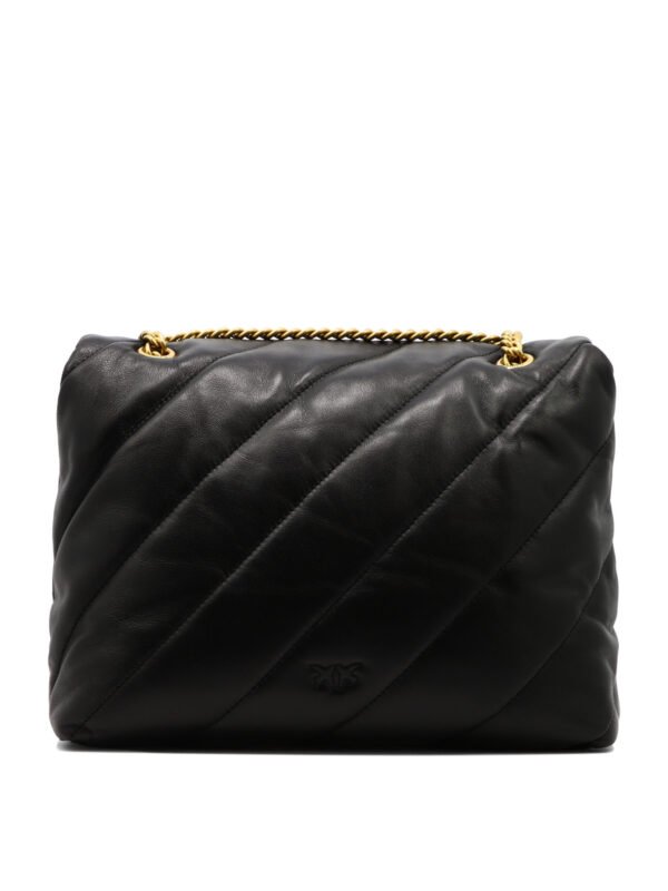 "Pinko" sac porté épaule noir cuir femme – Image 3
