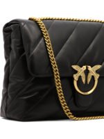 "Pinko" sac porté épaule noir cuir femme – Image 4