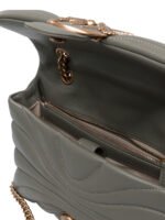 "Pinko" sac bandoulière femme vert en cuir Love Bag Puff matelassé papillon – Image 5