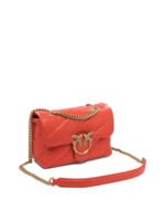 "Pinko" Sac bandoulière femme orange en cuir - Image 2
