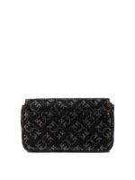 "Pinko" sac bandoulière Love One Pocket femme noir en cuir – Image 3