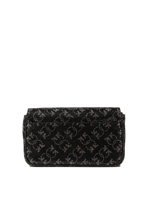 "Pinko" sac bandoulière Love One Pocket femme noir en cuir – Image 3