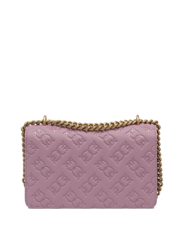 "Pinko" sac bandoulière femme violet cuir – Image 3
