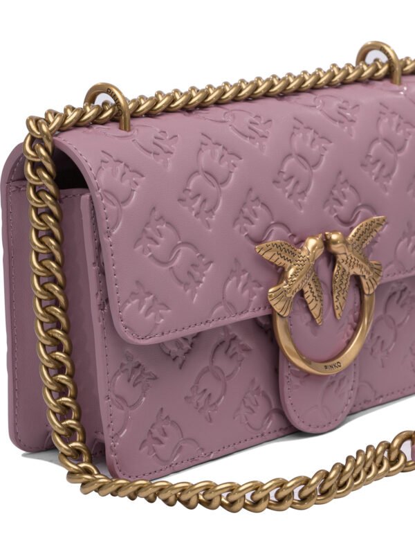 "Pinko" sac bandoulière femme violet cuir – Image 4