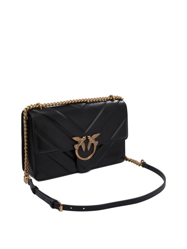 "Pinko" sac bandoulière femme noir en cuir – Image 2
