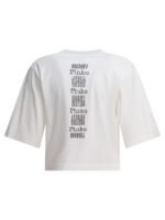 "Pinko" t-shirt blanc en coton pour femme – Image 2