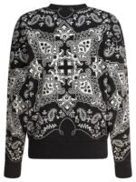 "Pinko" sweat-shirt femme noir en coton coupe regular - Image 2