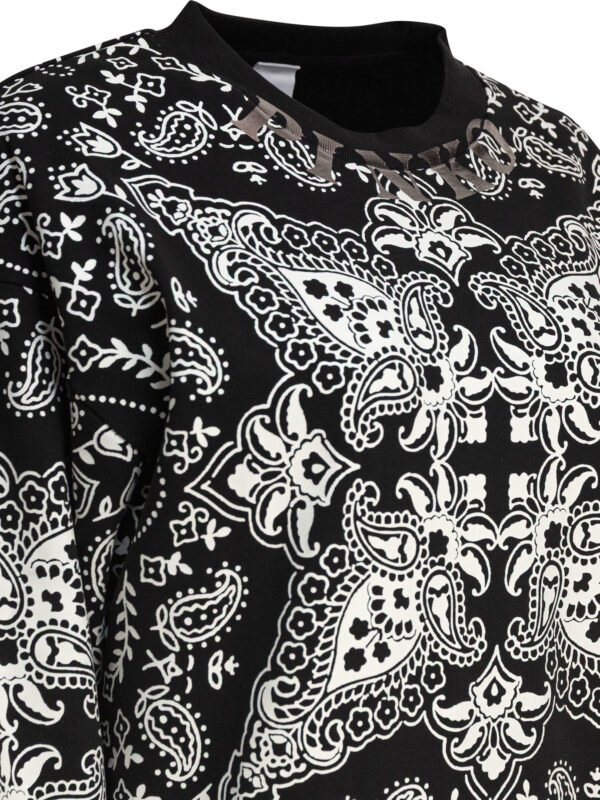 "Pinko" sweat-shirt femme noir en coton coupe regular - Image 4