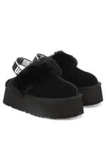 "UGG" Sandales femme noirs en suède – Image 2