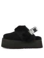 "UGG" Sandales femme noirs en suède – Image 3