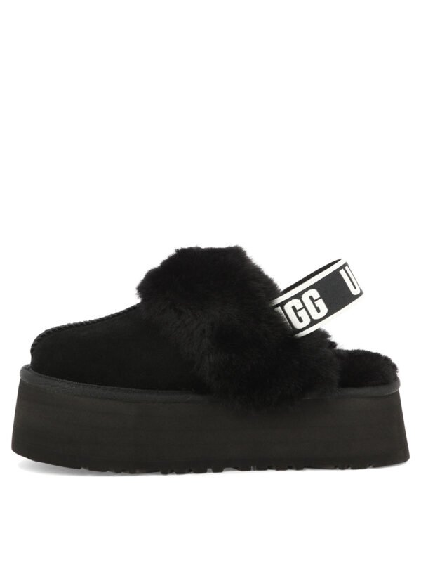 "UGG" Sandales femme noirs en suède – Image 3