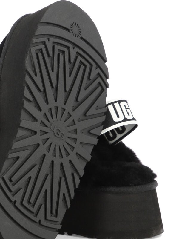 "UGG" Sandales femme noirs en suède – Image 5