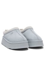 "UGG" mocassins femme bleu clair en cuir et textile – Image 2