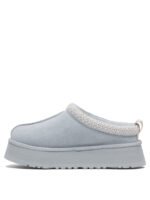 "UGG" mocassins femme bleu clair en cuir et textile – Image 3