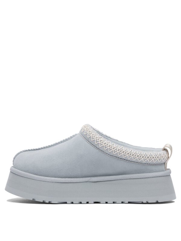 "UGG" mocassins femme bleu clair en cuir et textile – Image 3