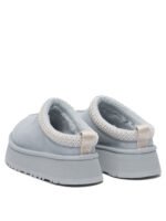 "UGG" mocassins femme bleu clair en cuir et textile – Image 4