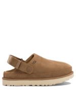 "UGG" Sandales femme beiges en suède