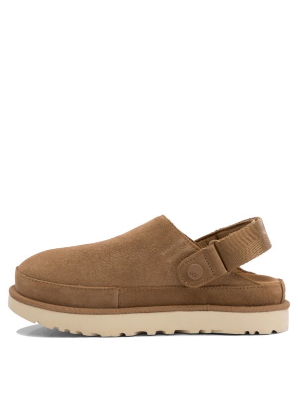 "UGG" Sandales femme beiges en suède – Image 3