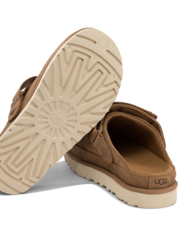 "UGG" Sandales femme beiges en suède – Image 5