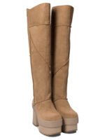 "Ugg" bottines femme marron en cuir - Image 2