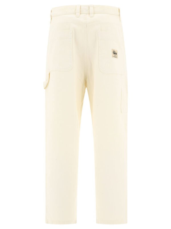 "Stüssy" pantalon homme beige Canvas Work en coton - Image 2