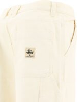 "Stüssy" pantalon homme beige Canvas Work en coton - Image 4