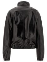"Courrèges" veste femme noire en viscose technique – Image 2