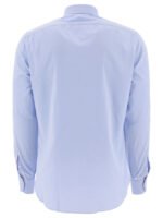 "Borriello" chemise Idro homme bleu clair en coton coupe classique – Image 2