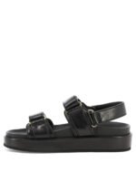 "Tory Burch" sandales femme noires en cuir – Image 3