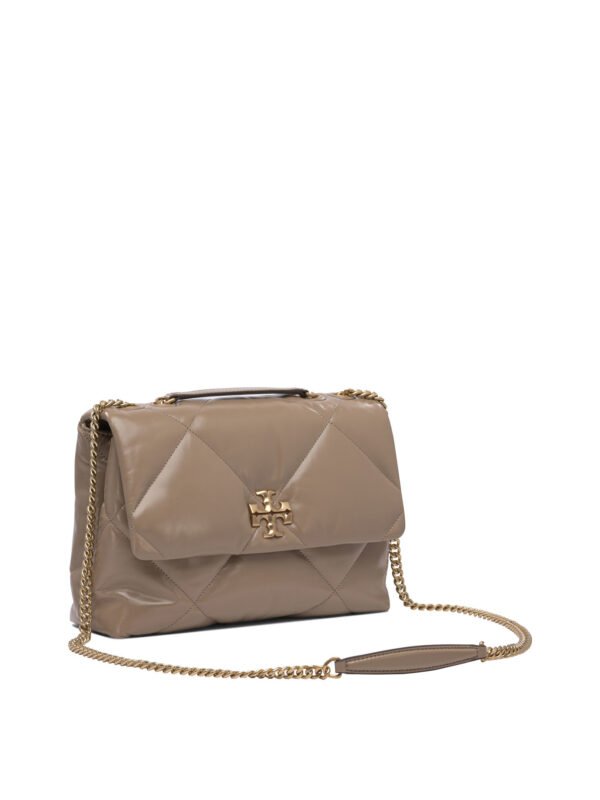 "Tory Burch" sac porté épaule femme beige en cuir – Image 2