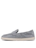 "Tory Burch" mocassins femme bleus en suède – Image 3