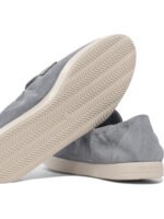 "Tory Burch" mocassins femme bleus en suède – Image 5
