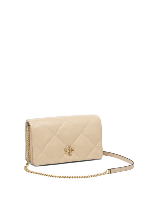 "Tory Burch" sac bandoulière beige en cuir pour femme – Image 2