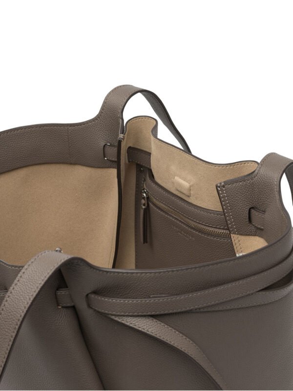 "Tory Burch" Sac bandoulière femme marron en cuir – Image 5